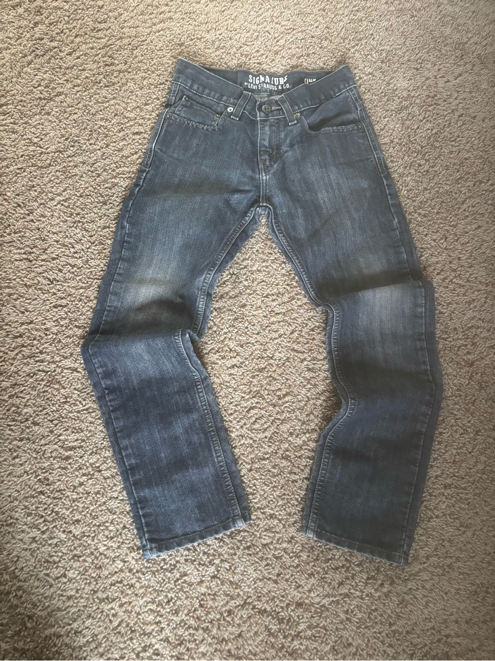 Signature by Levi Strauss dark blue kids jeans